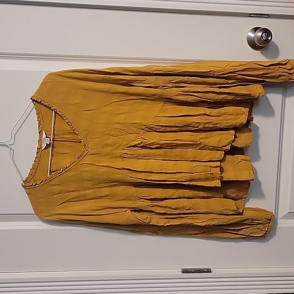 Time and True boho Mustard tunic - Picture 2 of 8